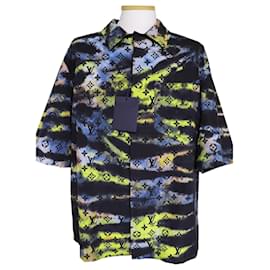 Kurzärmeliges T-Shirt mit Monogramm-Tie-Dye-Print - Louis Vuitton