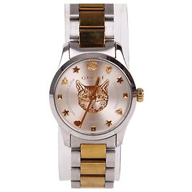 Gucci Catwatch Combi Steel Damenuhr