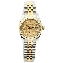 Rolex Original Diamond Datejust Combi Damen Uhr mit Garantie