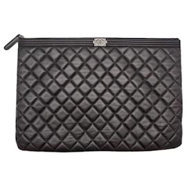 Clutch Boy Large Black Series - Chanel