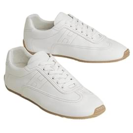 Hermès Sneakers da donna con suola sottile in Blanc