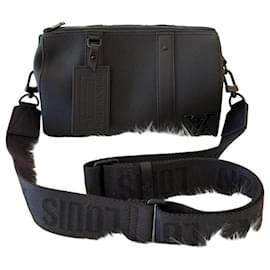 Louis Vuitton Keepall Aerogram Black Crossbody
