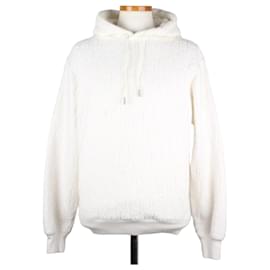 Terry-Jacquard-Kapuzenpullover Weiß XXS - Dior
