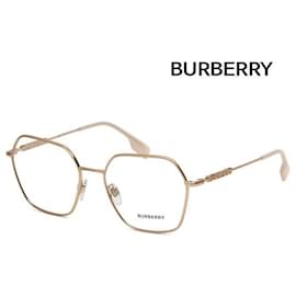 Burberry Montura de Gafas Polygon Lujo Moda Ligera Montura Dorada Diario