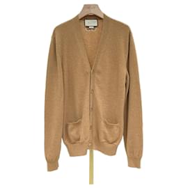 Wool Cardigan Camel - Gucci