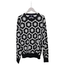 Strickpullover mit Black Angles Stickerei - Louis Vuitton