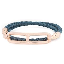 Lollis Double Tour Women's Bracelet Denim - Hermès