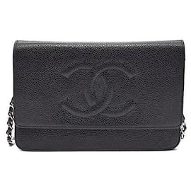 Chanel Mini borsa a tracolla WOC in caviar