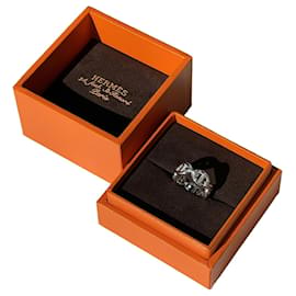Anel Sandal Chaine d'Ancre Prata - Hermès