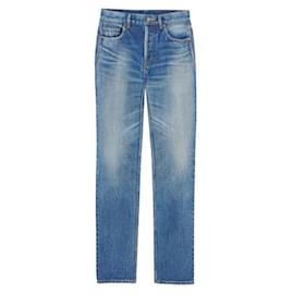 Vaqueros rectos azul vintage - Saint Laurent