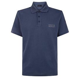 Moncler Polo in piqué di cotone con logo