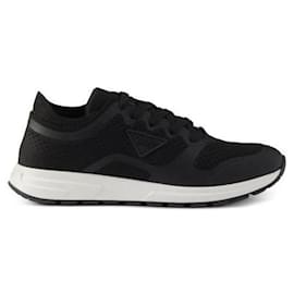 Sneaker aus Strickstoff - Prada