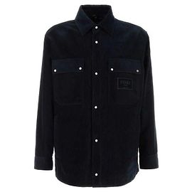 Fendi Giacca blouson in velluto a coste