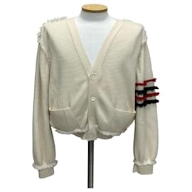 Strickjacke aus Wolle mit diagonalem Armband - Thom Browne