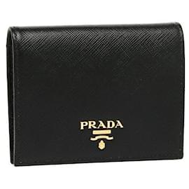 Saffiano Geldbörse mit Metalllogo - Prada