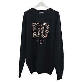 Dolce & Gabbana Pull en maille en laine avec logo