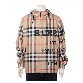 Burberry Horseferry Print Check Nylon Hooded Jacket
