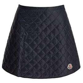 Moncler Minifalda acolchada con diseño de diamante