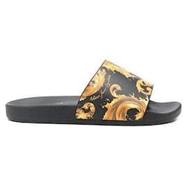 Versace Sandali slide in gomma stampata