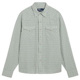 Ralph Lauren Camicia Western in Madras Vestibilità Classica