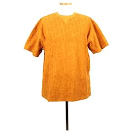 Oblique Terry T-Shirt Orange - Dior