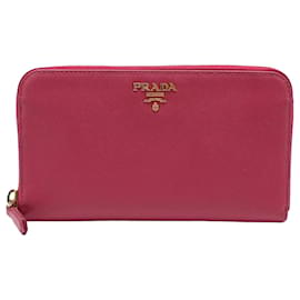 Cartera Larga Saffiano Rosa Oro - Prada