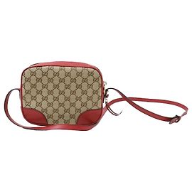 Gucci Borsa a tracolla Disco in tela GG Rosso