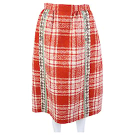 Falda de tweed Gucci