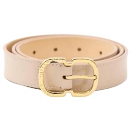 Louis Vuitton Monogram Vernis Gürtel Baby Pink Gold