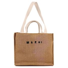 Borsa Tote Grande in Raffia - Marni