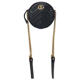 Bolso bandolera mini redondo Gucci GG Marmont