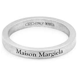 Maison Martin Margiela Engraved Logo Silver Ring
