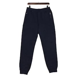 Pantaloni della tuta in misto cashmere con motivo Oblique blu navy per uomo - Dior
