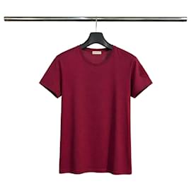 Kurzärmeliges T-Shirt mit Samtpatch - Moncler
