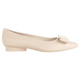 Salvatore Ferragamo Ballerine Viva da donna ricondizionate Beige