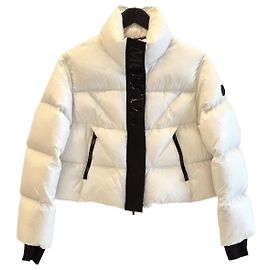 Moncler Kurze Steppjacke CLARET Weiß