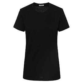 Camiseta de manga corta con parche de logotipo de algodón - Moncler