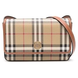 Burberry Borsa a tracolla Hampshire in tela stampata