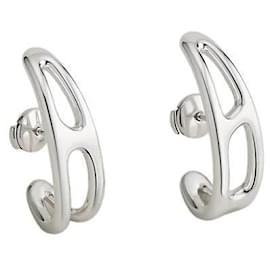 Chaine d'ancre Punk Silver Women's Earrings - Hermès