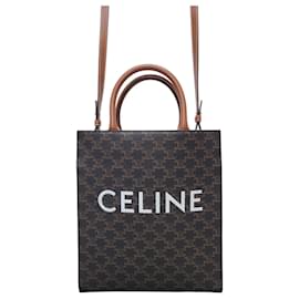 Borsa Tote Verticale Triomphe Canvas Small - Céline