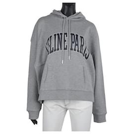 Oversized Cotton Hoodie mit Logo - Céline