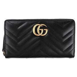 Gucci Cartera larga de cuero Marmont