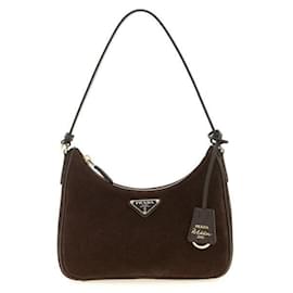 Prada Mini borsa in scamosciato Réedition