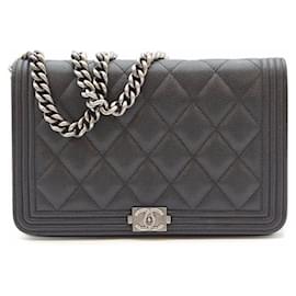 Boy WOC Caviar Nero Argentato - Chanel