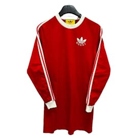 Vestido de jersey de algodón Gucci adidas