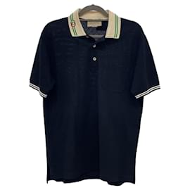 Kurzärmeliges Interlocking-Baumwoll-Piqué-Hemd - Gucci