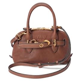 Miu Miu Mini bolsa de couro nappa