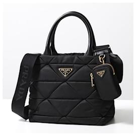 Piccola borsa tote in nylon imbottito - Prada