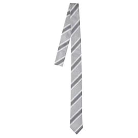 Cravatta Mogador Classic con listino Outline Lip Stripe - Thom Browne