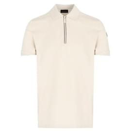 Moncler Polohemd aus Baumwoll-Piqué mit Logo-Patch